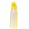 500ml Portable Water Bottle & Bowl – Yellow - pawsandtails.pet