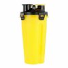 Portable Dual Chamber Bottle For Your Pet’s Water And Food – Yellow - pawsandtails.pet
