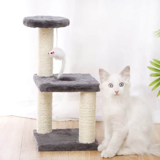 Multilevel Cat Tree Scratching Post Kitten Climbing Tower