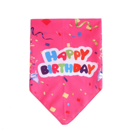 Pink Ribbon Birthday Bandana