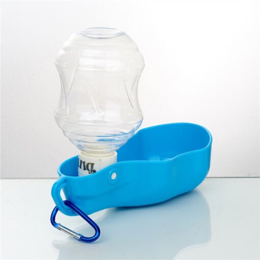 250ml Portable Pet Outdoor Water Bowl & Bottle