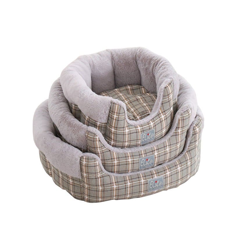 Premium Pet Bed Beige or Grey