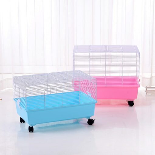 Deep Tray Hamster Cage on Wheels