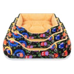 Bird Pattern Soft and Simple Pet Bed