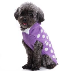Purple Spotted Dog Hoodie