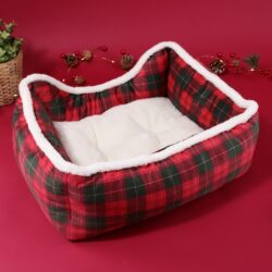 Christmas Tartan Bed