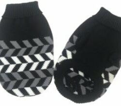 Zigzag Black And White Knitted Dog Sweater