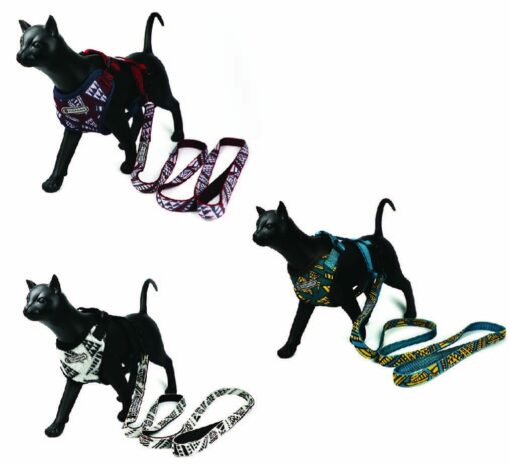 Cat Printed Harness and Lead