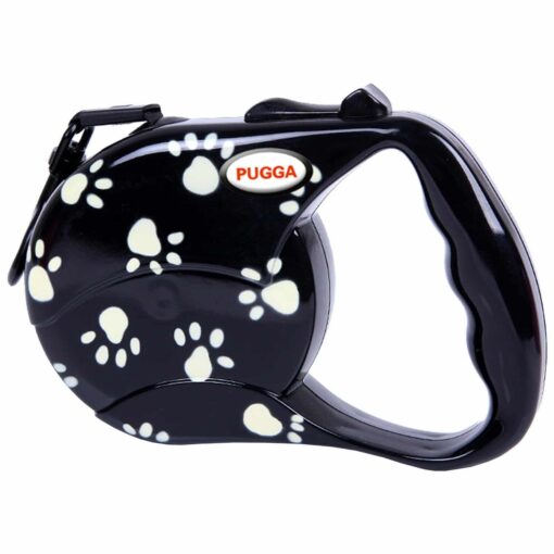 Paw Print Patterned Retractable Lead