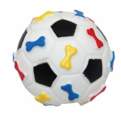 Football Bone Print Pet Toy