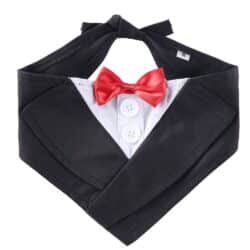 Dog Puppy Bow Tie Suit Scarf available in 2 colours & 3 sizes