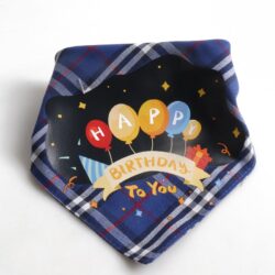 Birthday Bandana - Blue Balloon Print