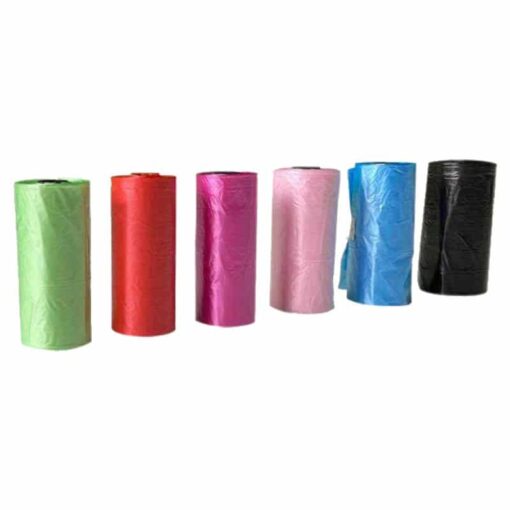 Coloured Poo Bags - 15 Pack