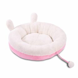 Pink Round Bed with Ears