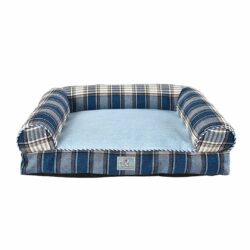 Tartan Blue Sofa Style Bed