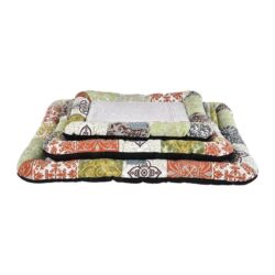 Grey Cushion with Floral Pattern