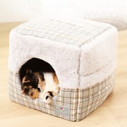 Premium Tartan Covered Pet Bed 35cm