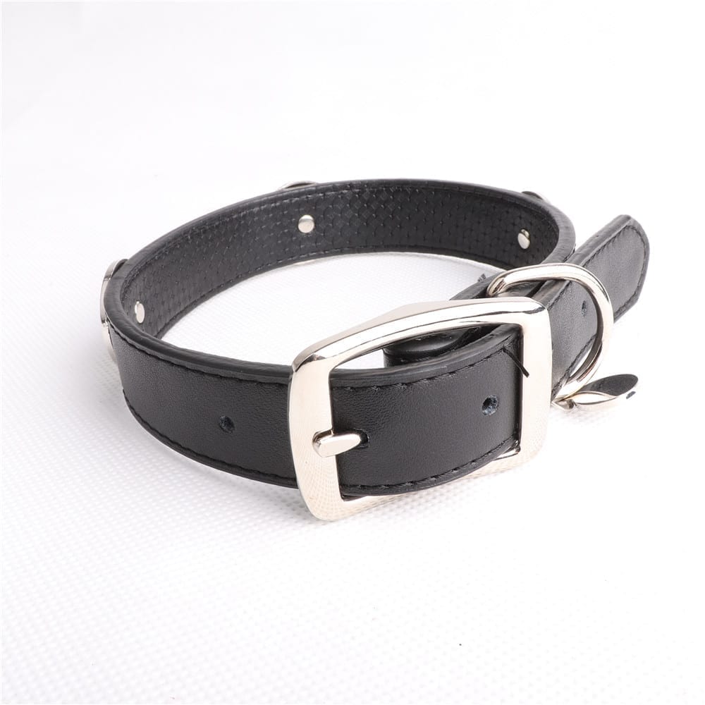 Leather Collar - Police Sheriff Style