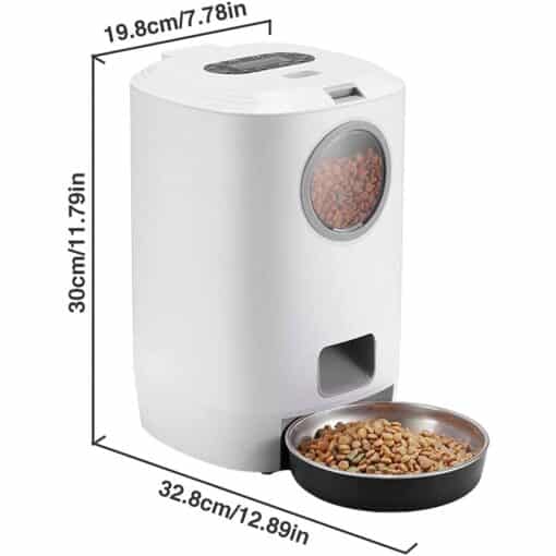 Automatic Pet Feeder 4.5L Electric Dry Food Dispenser