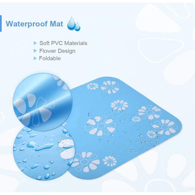 Pet Cat or Dog Flower Cube Water Fountain 2.5L with Silicone Mat