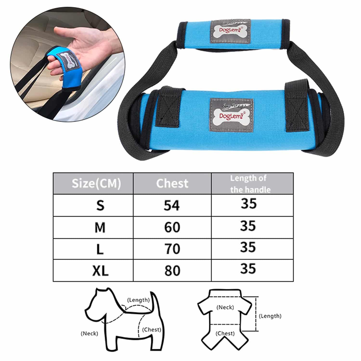 Dog Pet Harness Support Strap Leash