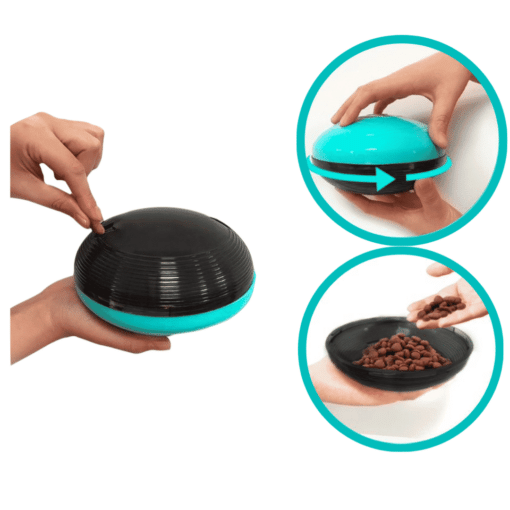 Squeaky Food Treat Dispenser Ball
