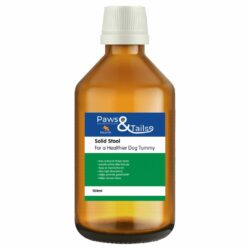 Dog Solid Stool Supplement - 100ml or 250ml Liquid-fast acting