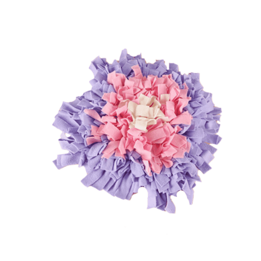 Snuffle Mat, Purple and Pink Flower
