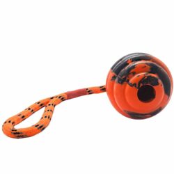 Solid Rubber Ball with Rope