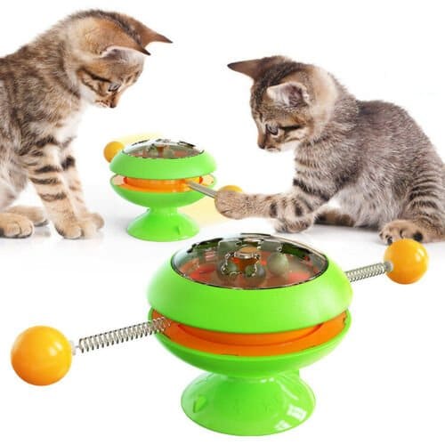 Interactive Gyro Ball Cat Toy