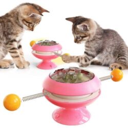 Interactive Gyro Ball Cat Toy