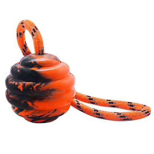 Solid Rubber Ball with Rope
