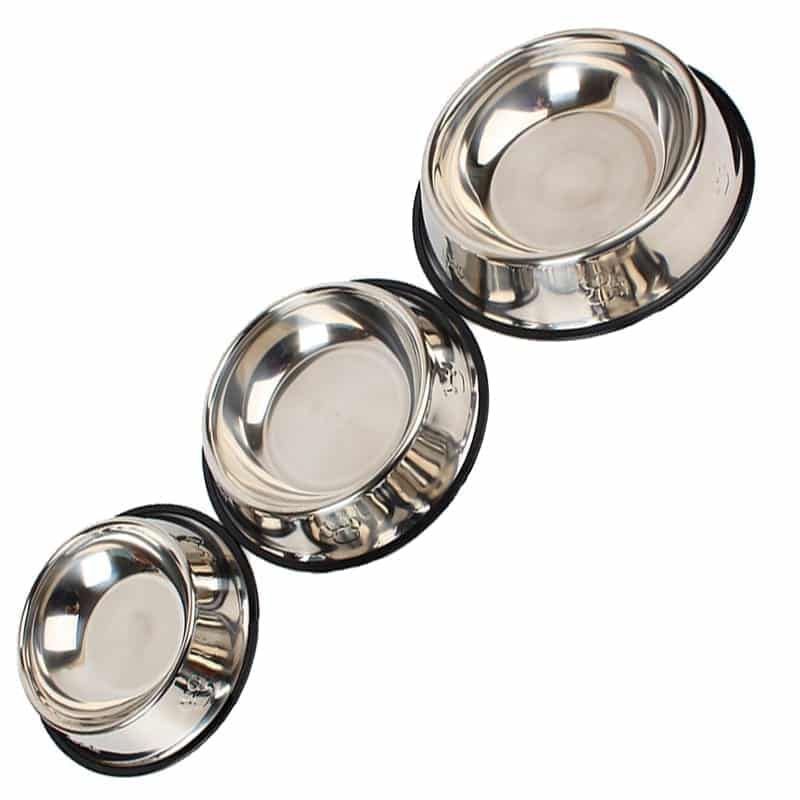 Stainless Steel Food or Water Bowl - Non-Slip