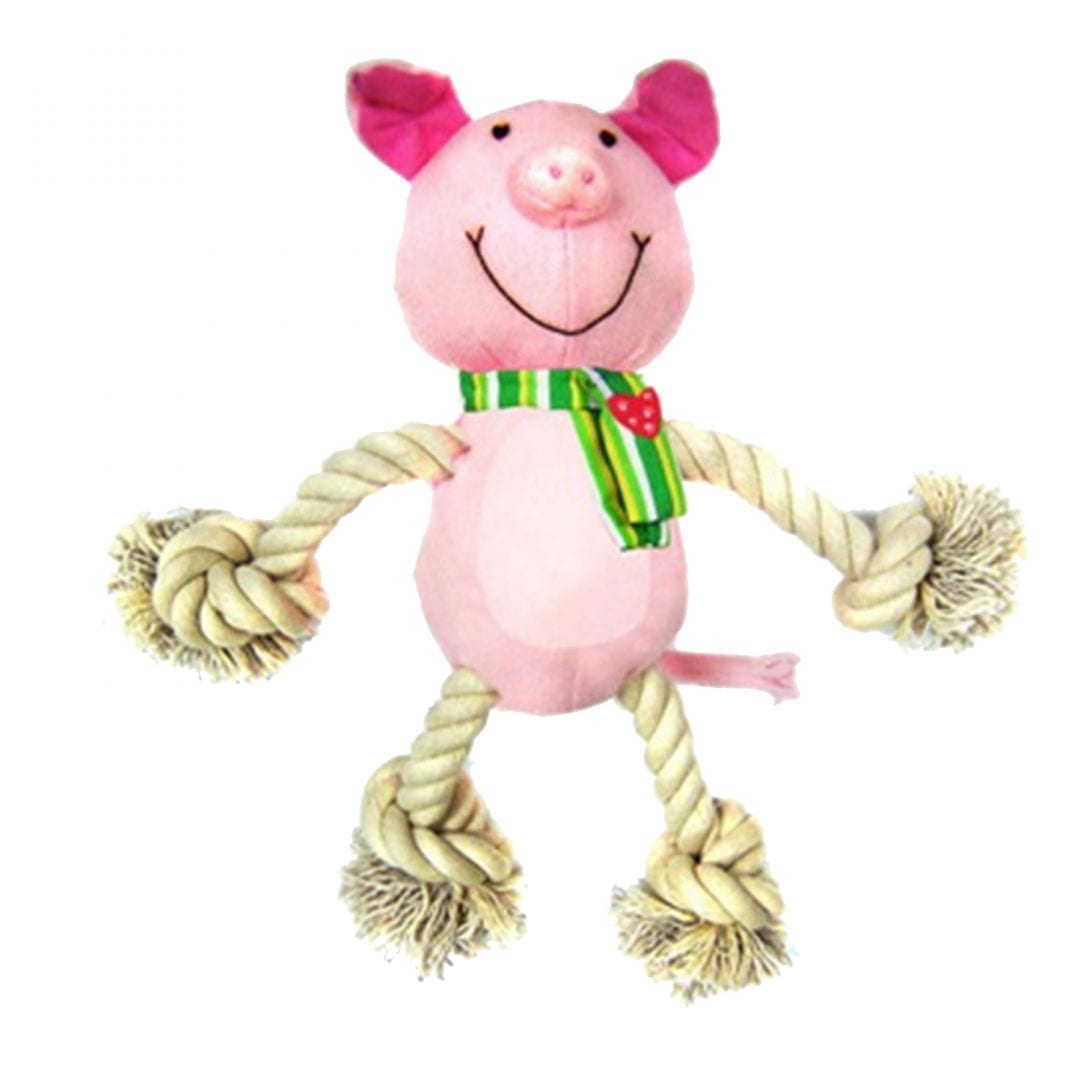 Pig Rope Toy for Dogs