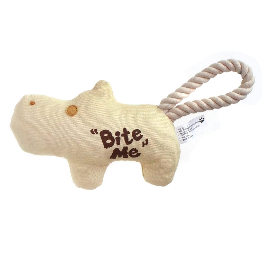 Plush Hippo Toy for Dogs