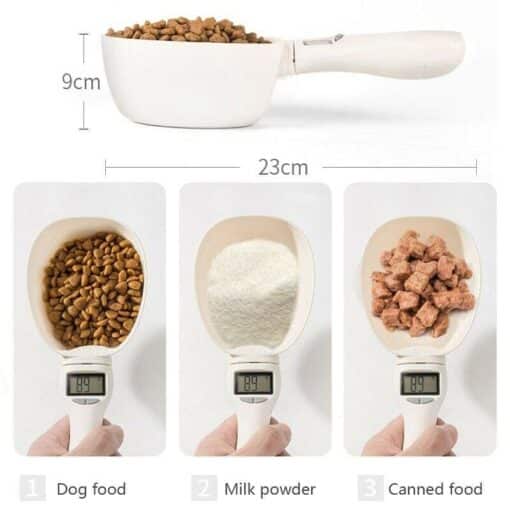Pet Food Measuring Scoop - Weighing Scale