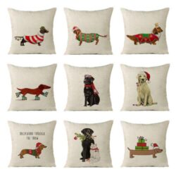 Christmas dog pillow - pawsandtails.pet