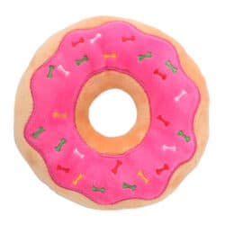 Pink Donut Pet Toy - pawsandtails.pet