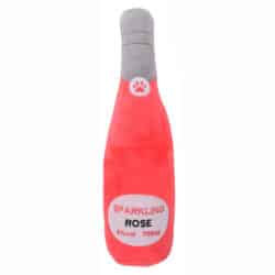 Plush Rose Bottle Pet Toy - pawsandtails.pet