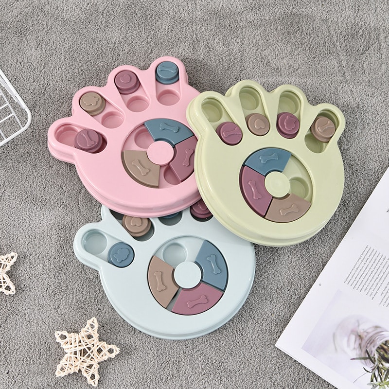 Interactive Pet Feeder - Paw Print - pawsandtails.pet