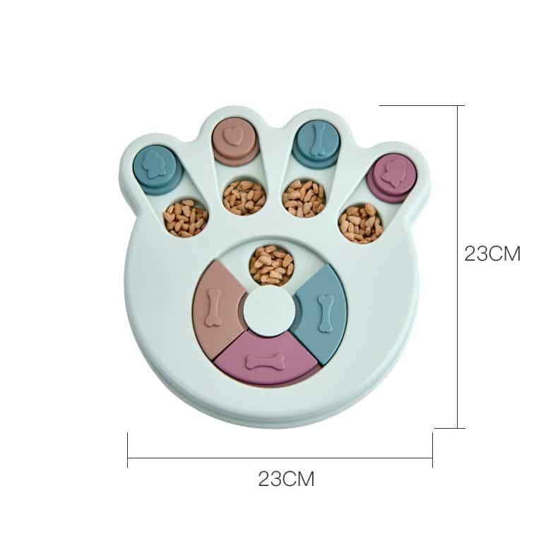 Interactive Pet Feeder - Paw Print - pawsandtails.pet